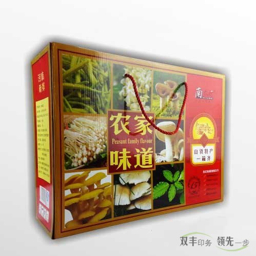 瓦楞精品土特产箱印刷